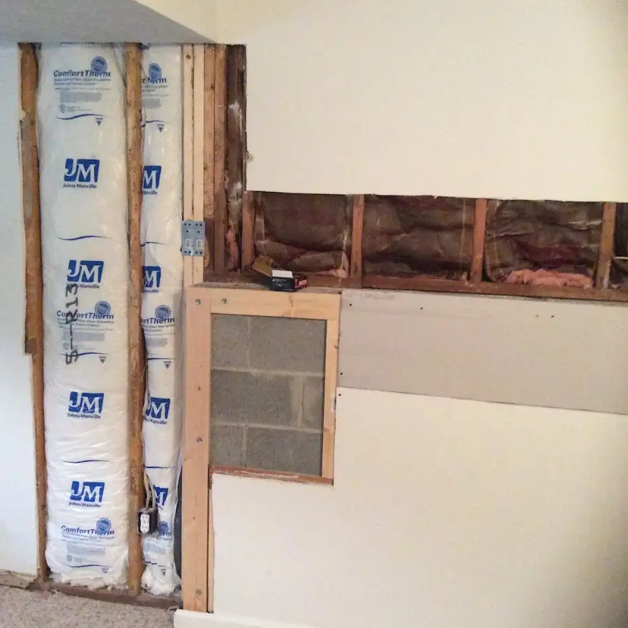 Wall insulation replacement during Odor Removal & Deodorization in Leonia